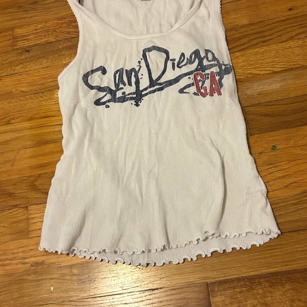 White San Diego Tank Top